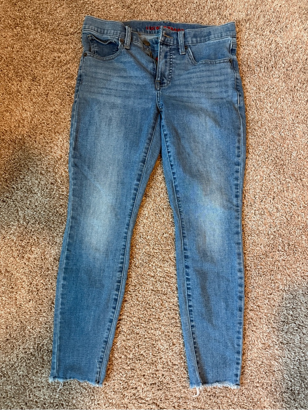 Lucky Brand Women's Skinny Jeans in Light Blue Wash